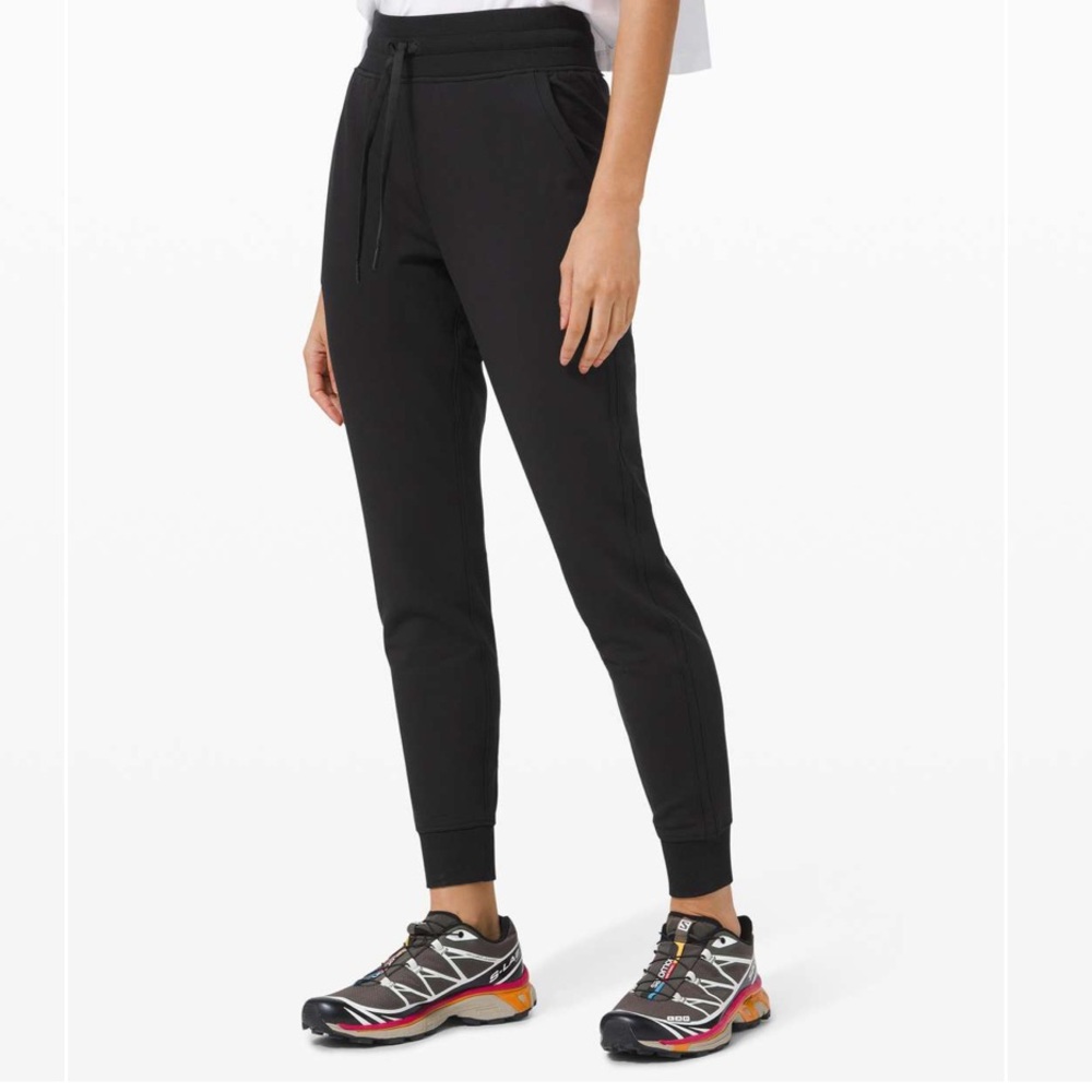 Lululemon LA Warm Down High-Rise Specked Black Jogger